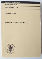 kniha Finance územní samosprávy, Masarykova univerzita 2008