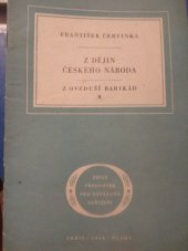 kniha Z dějin českého národa. 9. [část], - Z ovzduší barikád, Orbis 1955