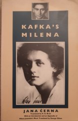 kniha Kafka's Milena, Northwestern University Press 1993