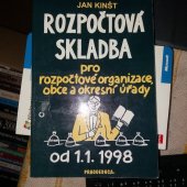 kniha Rozpočtová skladba pro rozpočtové organizace, obce a okresní úřady od 1.1.1998, Pragoeduca 1998