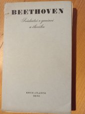 kniha Beethoven svědectví o geniovi a člověku Ludwigu van Beethovenovi = [Beethoven : ein Zeugnis über den Genius u. den Menschen, Jan V. Pojer 1943