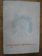 kniha Gymnázium v Roudnici  almanach 1975 , Gymnázium v Roudnici 1975