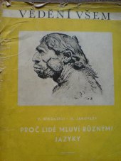 kniha Proč lidé mluví různými jazyky, Život a práce 1950