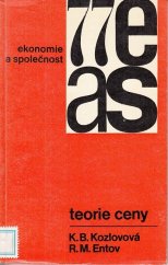 kniha Teorie ceny, Svoboda 1974