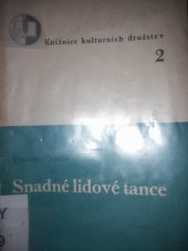 kniha Snadné lidové tance, Brázda 1948