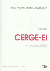 kniha How are inflation targets set?, CERGE-EI 2010