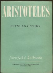 kniha Organon. III, - První analytiky, Československá akademie věd 1961