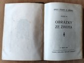 kniha Obrázky ze života, Občanská tiskárna 1926