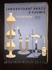 kniha Laboratorní práce z chemie v 8. ročníku, SPN 1958