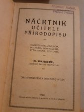 kniha Náčrtník učitele přírodopisu Somatologie, zoologie, botanika, mineralogie, petrografie, geologie, Kubeš 1922