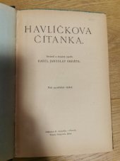 kniha Havlíčkova čítanka, F. Radoušek 1921