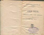 kniha Jan Hus Dramatická báseň v pěti odděleních, M. Knapp 1908