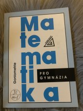 kniha Matematika pro gymnazia Geniometrie, Prometheus 1994