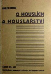 kniha O houslích a houslařství, s.n. 1931