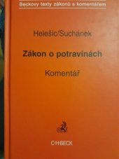 kniha Zákon o potravinách komentář, C. H. Beck 1998