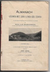 kniha Almanach léčebných míst, lázní a letních sídel českých, Edvard Grégr 1902