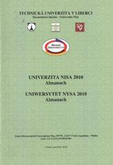 kniha Univerzita Nisa 2010 almanach = Uniwersytet Nysa 2010 : almanach, Technická univerzita v Liberci 2010