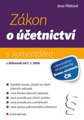 kniha Zákon o účetnictví s komentářem, Grada 2015