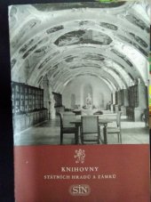 kniha Knihovny státních hradů a zámků, Sportovní a turistické nakladatelství 1954