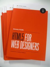 kniha HTML5 for web designers, A Book Apart 2010