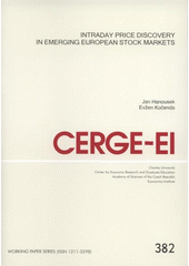 kniha Intraday price discovery in emerging European stock markets, CERGE-EI 2009