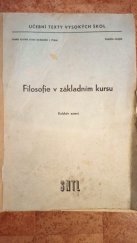 kniha Filosofie v základním kursu určeno pro posl. fak. strojní, SNTL 1969