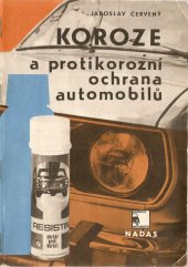 kniha Koroze a protikorozní ochrana automobilů, Nadas 1981
