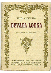 kniha Devátá louka veselohra o 3 dějstvích, B. Kočí 1924