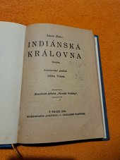 kniha Indiánská královna Román, s.n. 1930