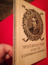 kniha Z literárního soukromí a drobné práce, J. Otto 1904