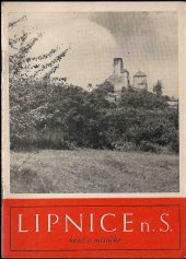 kniha Lipnice nad Sázavou - hrad a městečko, Krajské nakladatelství 1959