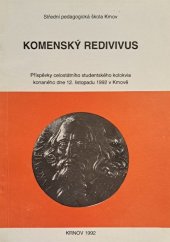 kniha Komenský redivivus sborník, Střední pedagogická škola 1992