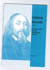 kniha Základy filosofie 5. část Úvod do studia českého filozofického myšlení., S & M 1994