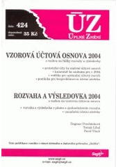 kniha Vzorová účtová osnova Rozvaha a výsledovka 2004, Sagit 2004