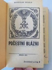 kniha Počestní blázni Vinaři, Zemědělské noviny 1971