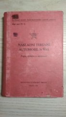 kniha Nákladní terénní automobil 3t V3S Popis, obsluha a ošetřování , Ministerstvo národní obrany 1956