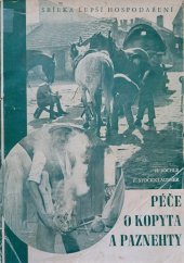 kniha Péče o kopyta a paznehty, Pragapress 1942