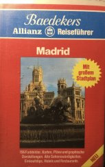 kniha Madrid Reiseführer, Baedeker 1992