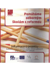 kniha Pomáháme odborným školám s reformou informace o projektu Kurikulum S - Podpora plošného zavádění školních vzdělávacích programů v odborném vzdělávání, Národní ústav pro vzdělávání, školské poradenské zařízení a zařízení pro další vzdělávání pedagogických pracovníků 2011