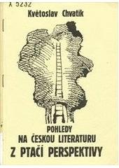 kniha Pohledy na českou literaturu z ptačí perspektivy, Pražská imaginace 1991