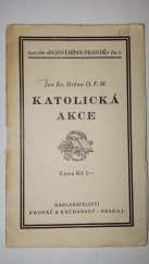 kniha Katolická akce, Kropáč & Kucharský 1930