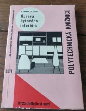 kniha Úprava bytového interiéru, SNTL 1964