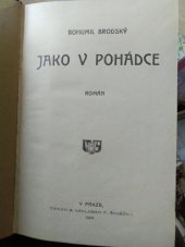 kniha Jako v pohádce román, F. Šimáček 1904