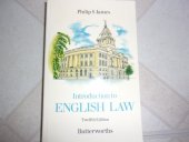 kniha Introduction to English Law  Twelfth Edition 1989