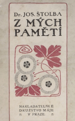 kniha Z mých pamětí vzpomínky ze života, z divadla a z literárních styků, Nakladatelské družstvo Máje 1907