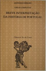 kniha Breve interpretacao da história de Portugal, Livrarua Sá da Costa Editóra 1998