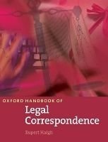 kniha Oxford Handbook of Legal Correspondence Book, Oxford University Press 2006