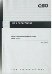 kniha Vývoj obyvatelstva České republiky v roce 2010, Český statistický úřad 2011