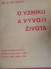 kniha O vzniku a vývoji života, Lékařské knihkupectví a nakladatelství Mladé generace lékařů při Ústřední jednotě čsl. lékařů 1933