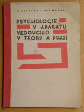 kniha Psychologie v aparátu vedoucího v teorii a praxi, Středisko pro techn. rozvoj 1969